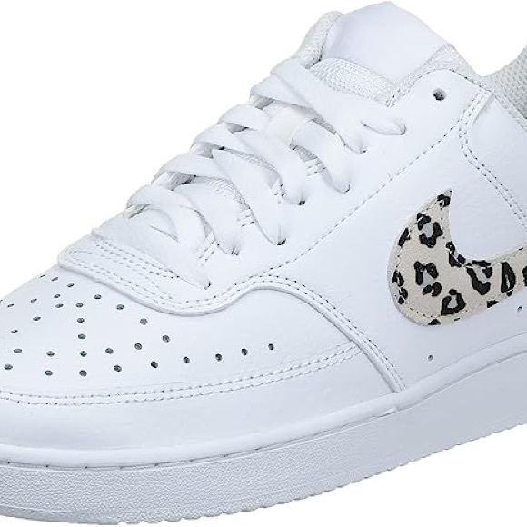Nike Court Vision Low Sneakers White/Leopard - Picture 5 of 8